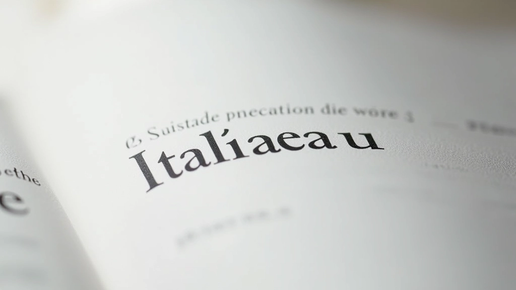 Dettaglio di lettere italiane con diacritici mostrando la spaziatura tra caratteri in font serif e sans-serif