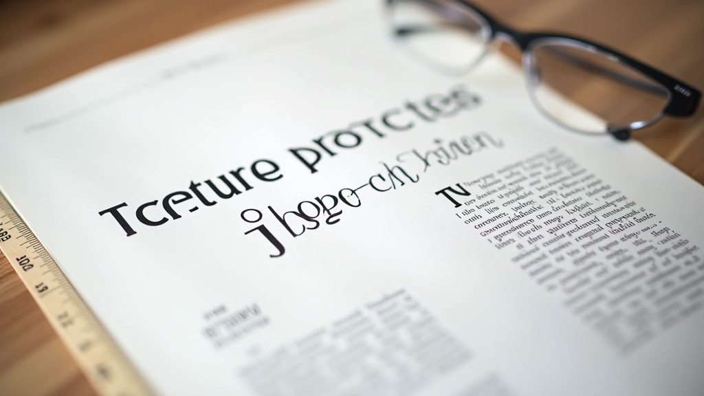 Pagina di testo stampato con annotazioni che mostrano le misure di altezza riga, spaziatura tra lettere e margini dei paragrafi